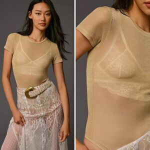NWT Anthropologie Second Skin by RD Style Rossie Bodysuit | XL